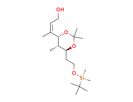 (Z)-3-{(4R,5S,6S)-6-[2-(tert-Butyl-dimethyl-silanyloxy)-ethyl]-2,2,5-trimethyl-[1,3]dioxan-4-yl}-but-2-en-1-ol