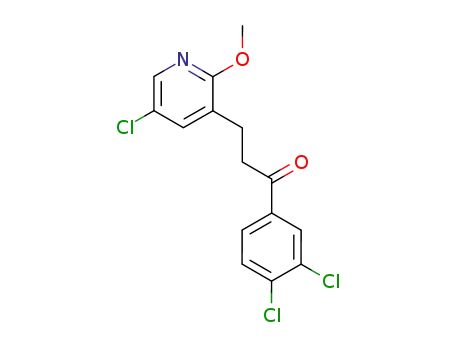 1-Propanone, 3-(5-chloro-2-methoxy-3-pyridinyl)-1-(3,4-dichlorophenyl)-