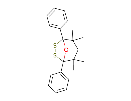 2,2,4,4-Tetramethyl-1,5-diphenyl-8-oxa-6,7-dithiabicyclo[3.2.1]octane