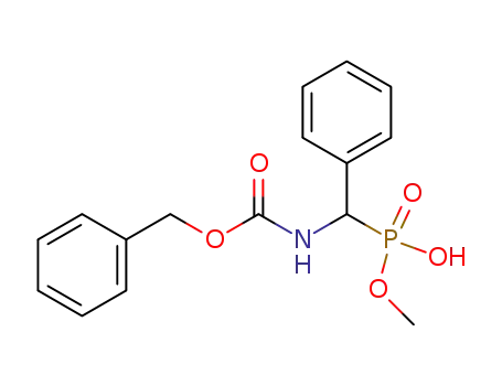 Carbamic acid, [(hydroxymethoxyphosphinyl)phenylmethyl]-,
phenylmethyl ester