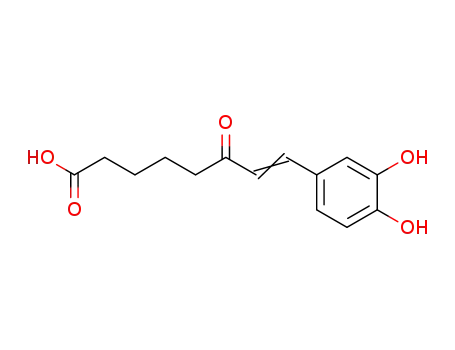 8-(3,4-dihydroxyphenyl)-6-oxo-7-octenoic acid