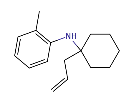 Benzenamine, 2-methyl-N-[1-(2-propenyl)cyclohexyl]-