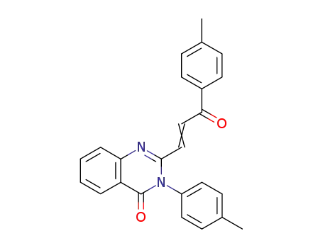 2-(3-oxo-3-<i>p</i>-tolyl-propenyl)-3-<i>p</i>-tolyl-3<i>H</i>-quinazolin-4-one