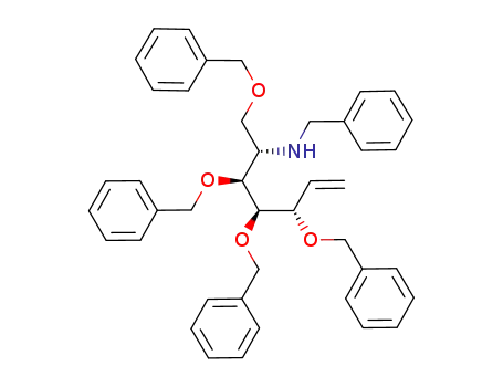Benzyl-((1S,2S,3R,4S)-2,3,4-tris-benzyloxy-1-benzyloxymethyl-hex-5-enyl)-amine