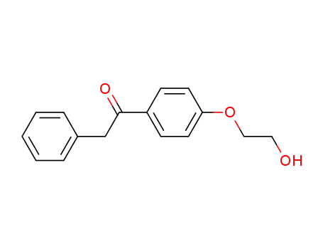 Molecular Structure of 72490-36-9 (Ethanone, 1-[4-(2-hydroxyethoxy)phenyl]-2-phenyl-)