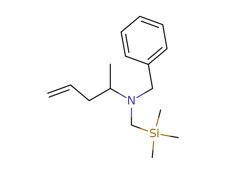 1-<N-benzyl-N-<(trimethylsilyl)methyl>amino>-1-methyl-3-butene