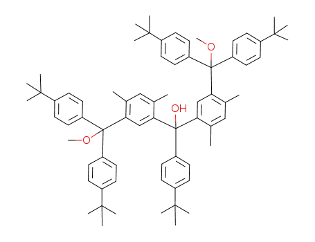 Bis-{5-[bis-(4-tert-butyl-phenyl)-methoxy-methyl]-2,4-dimethyl-phenyl}-(4-tert-butyl-phenyl)-methanol