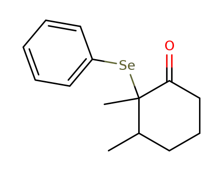 (S)-2,3-Dimethyl-2-phenylselanyl-cyclohexanone