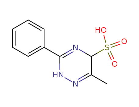 Molecular Structure of 107126-31-8 (6-methyl-3-phenyl-2,5-dihydro-as-triazine-5-sulfonic acid monohydrate)