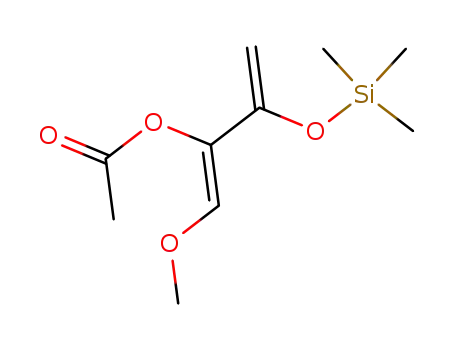1,3-Butadien-2-ol, 1-methoxy-3-[(trimethylsilyl)oxy]-, 2-acetate, (1Z)-
