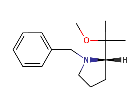 (S)-(-)-1-benzyl-2-(1-methoxy-1-methylethyl)-pyrrolidine