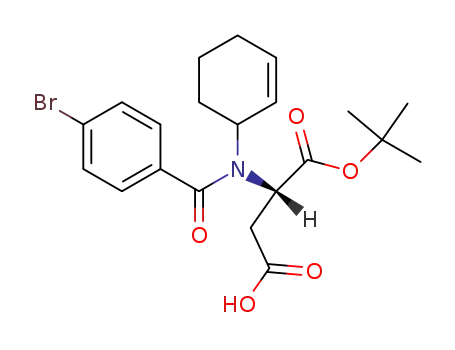 L-Aspartic acid, N-(4-bromobenzoyl)-N-2-cyclohexen-1-yl-,
1-(1,1-dimethylethyl) ester