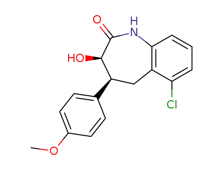(3R,4S)-6-Chloro-3-hydroxy-4-(4-methoxy-phenyl)-1,3,4,5-tetrahydro-benzo[b]azepin-2-one