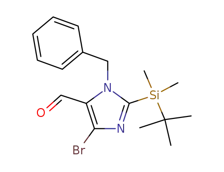 1-benzyl-4-bromo-2-(tert-butyldimethylsilyl)imidazole-5-carbaldehyde