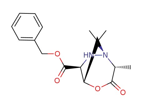6-<(benzyloxy)carbonyl>-2,8,8-trimethyl-3-oxo-1,7-diaza-4-oxabicyclo<3.2.1>octane