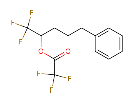 Acetic acid, trifluoro-, 4-phenyl-1-(trifluoromethyl)butyl ester