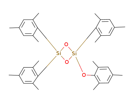 2-(2,4,6-Trimethyl-phenoxy)-2,4,4-tris-(2,4,6-trimethyl-phenyl)-[1,3,2,4]dioxadisiletane