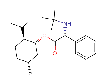 L-menthyl (R)-2-t-butylamino-2-phenylethanoate