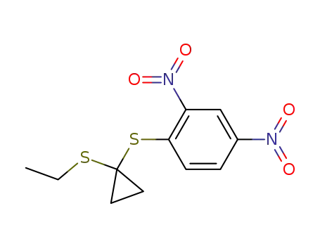 Benzene, 1-[[1-(ethylthio)cyclopropyl]thio]-2,4-dinitro-