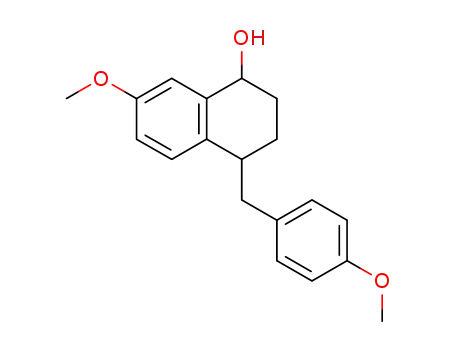 7-methoxy-4-p-methoxybenzyl-1,2,3,4-tetrahydro-1-naphthol