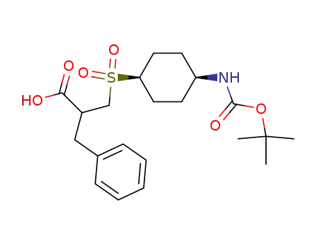 (2RS)-2-benzyl-3-<<4-<(tert-butyloxycarbonyl)amino>cyclohexyl>sulfonyl>propionic acid