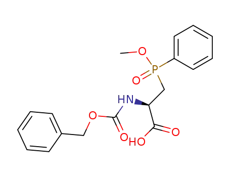 L-Alanine, 3-(methoxyphenylphosphinyl)-N-[(phenylmethoxy)carbonyl]-