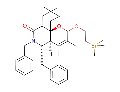 3(N),4-dibenzyl-8-(2'-trimethylsilyl)ethoxy-6,7,13,13-tetramethyl-2-oxo-3-aza-9-oxatricyclo<8.4.0.0<sup>5,10</sup>>tetradeca-1,6-diene
