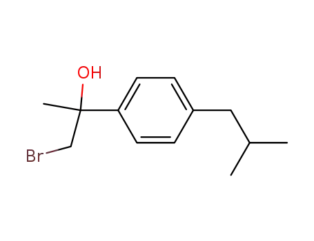 1-bromo-2-(4-isobutylphenyl)propan-2-ol