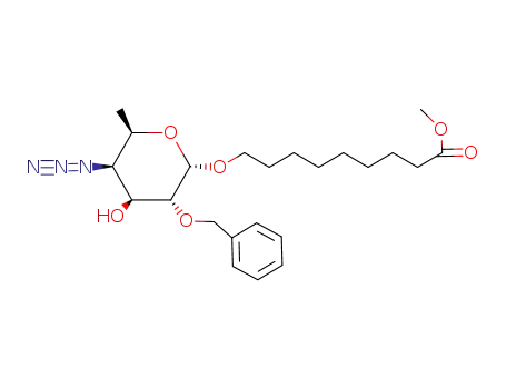 8-methoxycarbonyloctyl 4-azido-2-O-benzyl-4,6-dideoxy-α-D-galactopyranoside