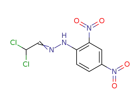 Molecular Structure of 19072-93-6 (Dichloroacetaldehyde 2,4-dinitrophenyl hydrazone)