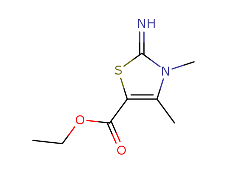 2-IMINO-3,4-DIMETHYL-2,3-DIHYDRO-THIAZOLE-5-CARBOXYLIC ACID ETHYL ESTER