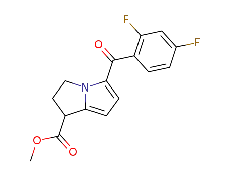 5-(2,4-Difluoro-benzoyl)-2,3-dihydro-1H-pyrrolizine-1-carboxylic acid methyl ester