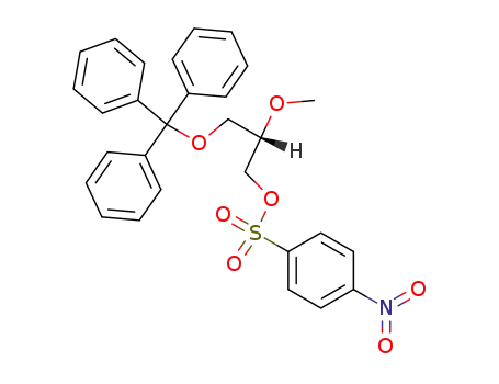1-<(4-nitrophenyl)sulfonyl>-2-methyl-3-(triphenylmethyl)-sn-glycerol