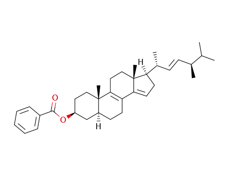 (3β,5α,17β,22E)-ergosta-8,14,22-trien-3-ol benzoate