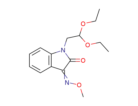1-(2,2-Diethoxyethyl)-3-methoxyiminoindolin-2-one