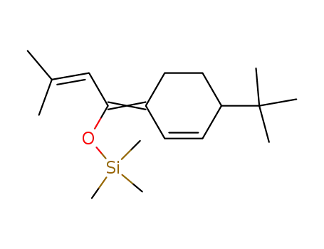{1-[4-tert-Butyl-cyclohex-2-en-(E)-ylidene]-3-methyl-but-2-enyloxy}-trimethyl-silane