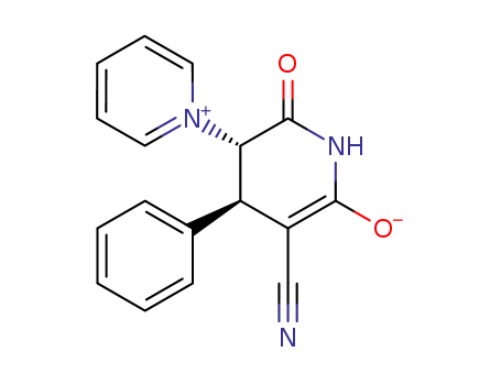 4-phenyl-2-oxo-3-(1-pyridino)-5-cyano-3,4-trans-1,2,3,4-tetrahydro-6-pyridinolate