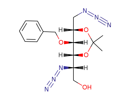 1,5-diazido-3-O-benzyl-1,5-dideoxy-2,4-O-isopropylidene-L-iditol
