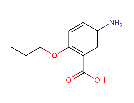 Molecular Structure of 13851-59-7 (5-Amino-2-propoxybenzoic acid)