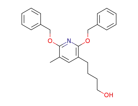 2,6-dibenzyloxy-3-(4-hydroxybutyl)-5-methylpyridine
