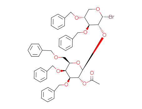 2-O-(2-O-acetyl-3,4,6-tri-O-benzyl-β-D-galactopyranosyl)-3,4-di-O-benzyl-α-D-xylopyranosyl bromide
