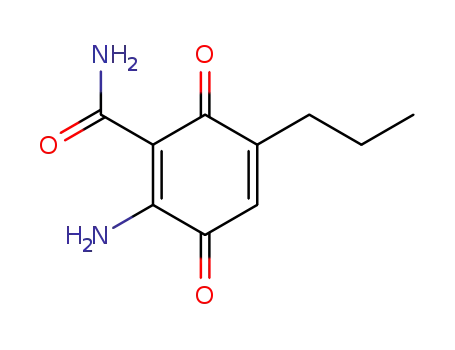1,4-Cyclohexadiene-1-carboxamide, 2-amino-3,6-dioxo-5-propyl-