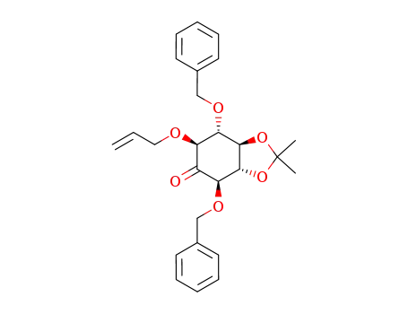 (3aS,4R,6S,7R,7aR)-6-Allyloxy-4,7-bis-benzyloxy-2,2-dimethyl-tetrahydro-benzo[1,3]dioxol-5-one