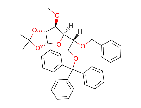5-O-benzyl-1,2-O-isopropylidene-3-O-methyl-6-O-triphenylmethyl-D-glucofuranose