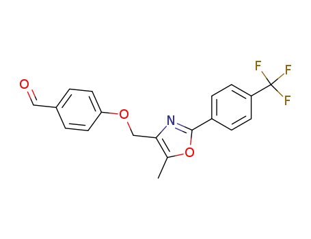 4-[5-Methyl-2-(4-trifluoromethyl-phenyl)-oxazol-4-ylmethoxy]-benzaldehyde