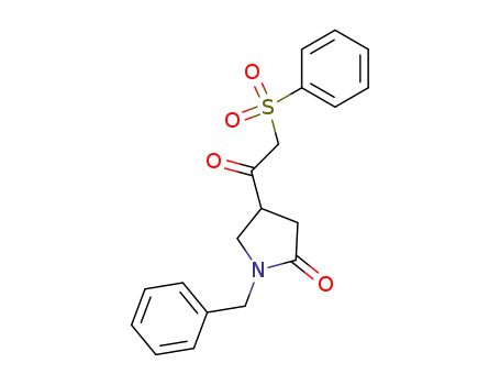 4-(2-Benzenesulfonyl-acetyl)-1-benzyl-pyrrolidin-2-one