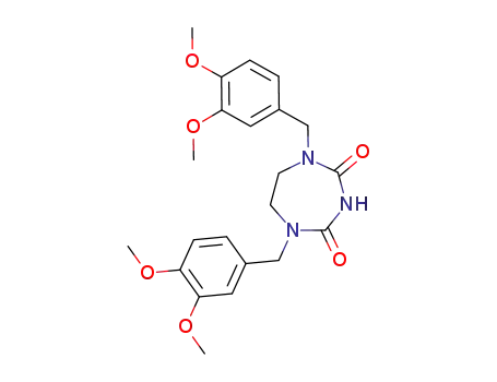 1,5-Bis-(3,4-dimethoxy-benzyl)-[1,3,5]triazepane-2,4-dione
