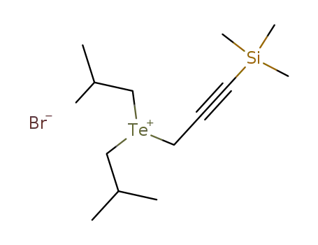 Telluronium, bis(2-methylpropyl)[3-(trimethylsilyl)-2-propynyl]-, bromide