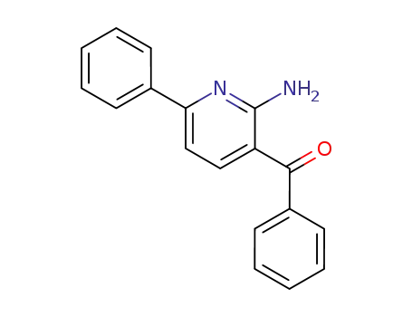 Molecular Structure of 81471-37-6 (Methanone, (2-amino-6-phenyl-3-pyridinyl)phenyl-)