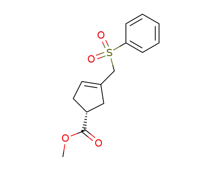 (R)-3-Benzenesulfonylmethyl-cyclopent-3-enecarboxylic acid methyl ester